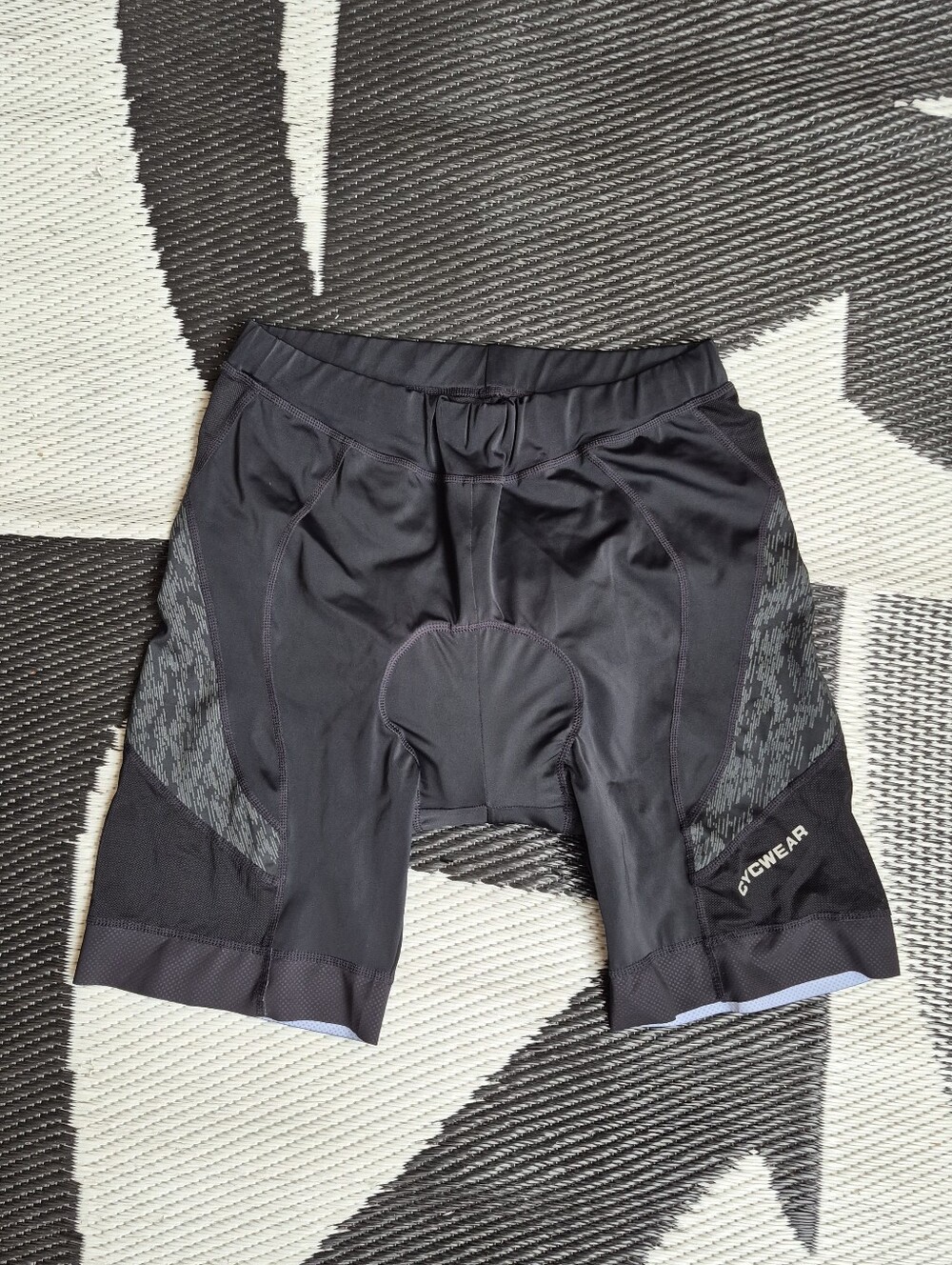 Cycwear Black Padded Cycling Shorts